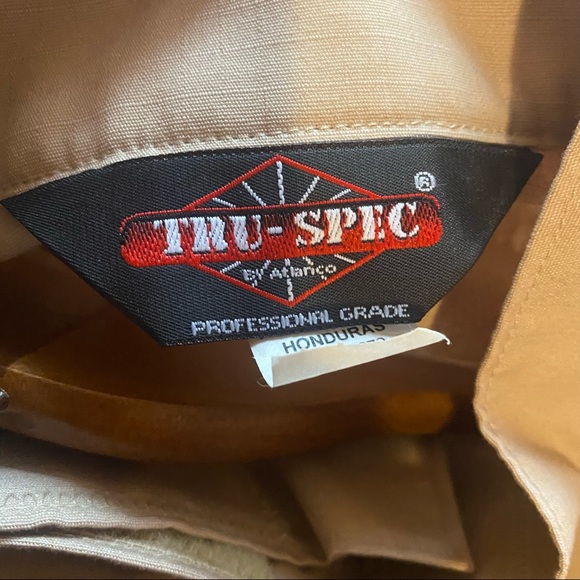 Tru Spec Professional Grade Khaki Tactical Response Uniform Top - Picture 5 of 8